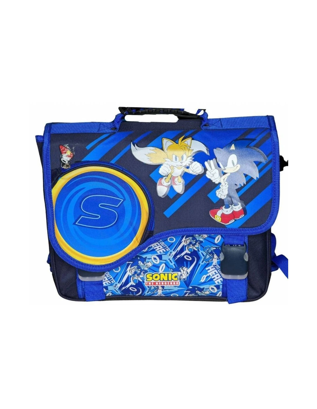 Pack Cartable Sonic 38 Cm + Trousse Ronde 5 Pack Cartable Sonic 38 Cm + Trousse Ronde – Image 3