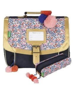 Pack Cartable Tann's Antonia 38 Cm + Trousse 2 Compartiments