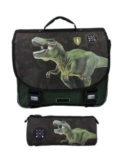 Pack Cartable Dinosaure Skooter Danger Ranger + Trousse Assortie