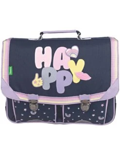 Pack Cartable + Trousse Tann's Giulia Be Happy 38 Cm -Scolaires Fournitures Magasin pack cartable trousse tann s giulia 38 1