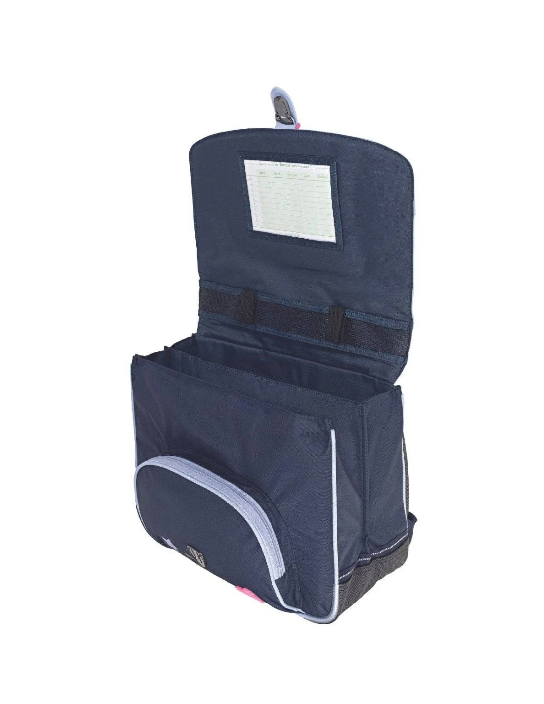 Pack Cartable + Trousse Tann's Juliette Bleu Marine 5 Pack Cartable + Trousse Tann's Juliette Bleu Marine – Image 3