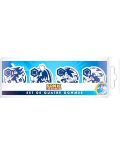 Pack De 4 Gommes Sonic