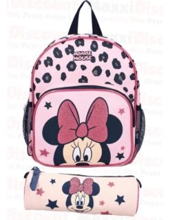 Pack Sac à Dos Minnie + Trousse Assortie Talk Of The Town Rose