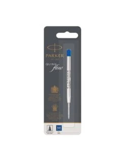 Parker® Parker Quink Flow Recharge Stylo Bille Encre Bleue Pointe Moyenne