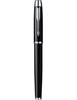 Parker® Parure De Stylo PARKER IM Laqué Noire Avec Attributs Chromés -Scolaires Fournitures Magasin parure de stylo parker im laque noire avec attributs chromes 5
