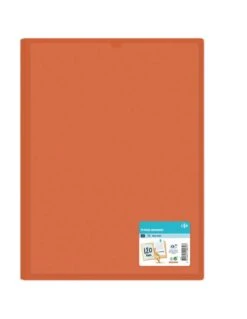 Protège-documents 120 Vues Personnalisable Orange CARREFOUR