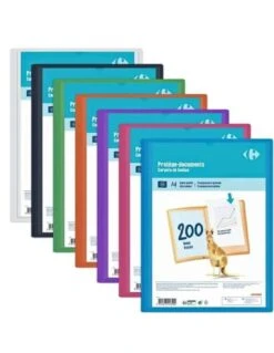 Protège Documents 200 Vues Personnalisable Haute Qualité