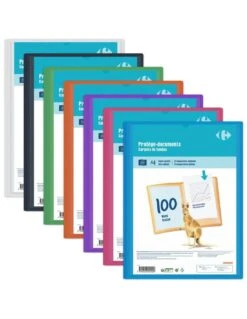 Protége- Documents A4 100 Vues Haute Qualité Personnalisable