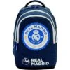 REAL MADRID - Sac à Dos Scolaire 3 Compartiments -Scolaires Fournitures Magasin real madrid sac a dos scolaire 3 compartiments