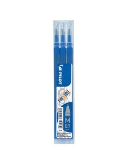 Recharge Pilot "Frixion Ball & Clicker" 0.7mm, Set De 3 Piéces Bleu