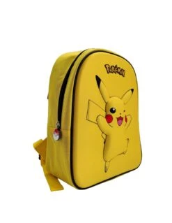 Sac à Dos 3D POKEMON Jaune 32cm -Scolaires Fournitures Magasin sac a dos 3d pokemon jaune 1