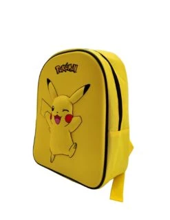 Sac à Dos 3D POKEMON Jaune 32cm -Scolaires Fournitures Magasin sac a dos 3d pokemon jaune 3