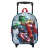 Sac à Dos à Roulettes Avengers 3D Save The Day 31 Cm 1 Sac à Dos à Roulettes Avengers 3D Save The Day 31 Cm -Scolaires Fournitures Magasin sac a dos a roulettes avengers 3d save the day