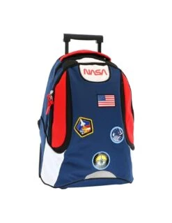 NASA Sac à Dos à Roulettes 47 Cm Haut De Gamme - 2 CPT