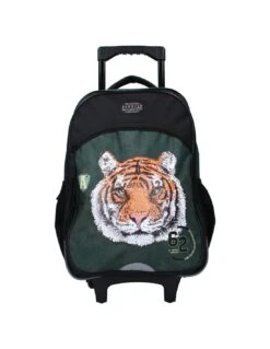 Sac à Dos à Roulettes Skooter Tiger Wilderness -Scolaires Fournitures Magasin sac a dos a roulettes skooter tiger wilderness 1