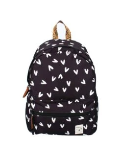 Sac à Dos Kidzroom Lucky Me Coeurs Blancs 39cm Ecologique -Scolaires Fournitures Magasin sac a dos kidzroom lucky me coeurs blancs 1