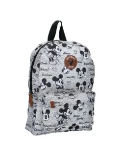 Sac à Dos Mickey Mouse Gris Never Out Of Style Small 33 Cm