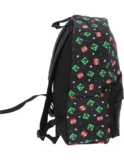 Sac à Dos Minecraft Creeper Noir -Scolaires Fournitures Magasin sac a dos minecraft creeper noir 4