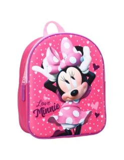 Sac à Dos Minnie Mouse 3D Love Minnie Rose