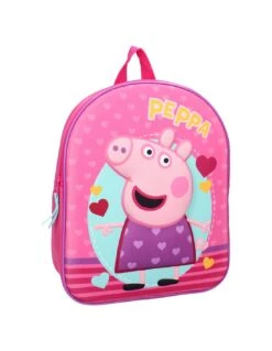 Sac à Dos Peppa Pig 3D Rose Strong Together 32 Cm