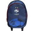 Sac à Dos Roulette FFF FEDERATION FRANÇAISE DE FOOTBALL Marine -Scolaires Fournitures Magasin sac a dos roulette fff france marine