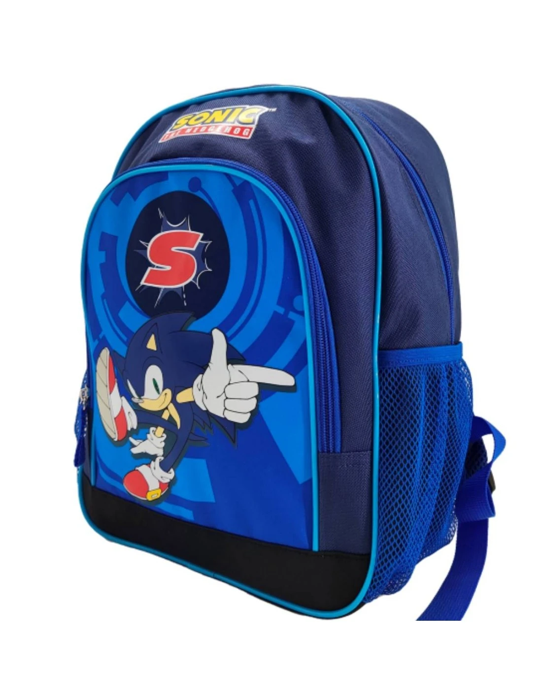 Sac à Dos Sonic Bleu 2 Compartiments 37x21x18cm 4 Sac à Dos Sonic Bleu 2 Compartiments 37x21x18cm – Image 2