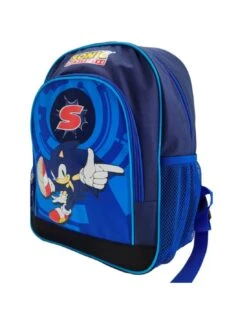 Sac à Dos Sonic Bleu 2 Compartiments 37x21x18cm 10 Sac à Dos Sonic Bleu 2 Compartiments 37x21x18cm -Scolaires Fournitures Magasin sac a dos sonic 2 compartiments 2