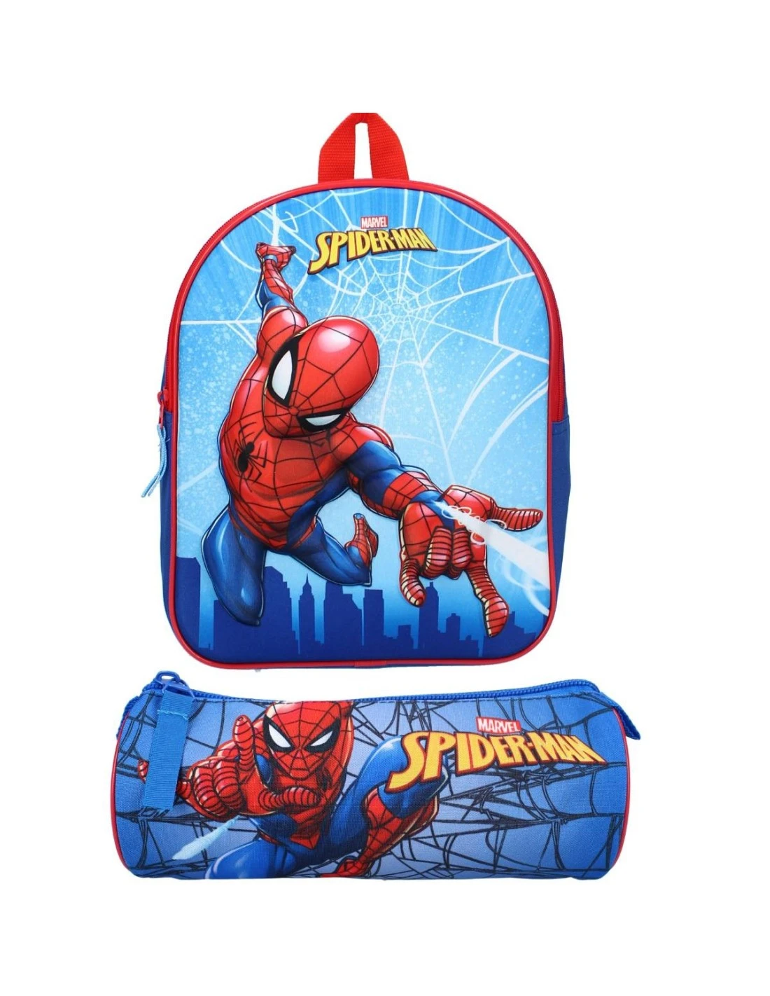 Pack Sac à Dos SpiderMan 3D Web Head + Trousse école 5 Pack Sac à Dos SpiderMan 3D Web Head + Trousse école – Image 3