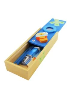 Sevi - Trousse / Etui En Bois Avec Fournitures - Theme De La Mer