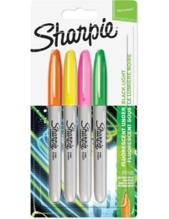 Sharpie Marqueurs Permanents Couleurs Fluorescentes