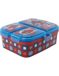 Spiderman: Boîte à Gouter Avec 3 Compartiments- Midnight Flyer -Scolaires Fournitures Magasin spiderman boite a gouter avec 3 compartiments midnight flyer 3