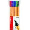 Point 88 STABILO Pack De 6 1 Point 88 STABILO Pack De 6 -Scolaires Fournitures Magasin stabilo point 88 etui de 6 stylos feutres pointe fine