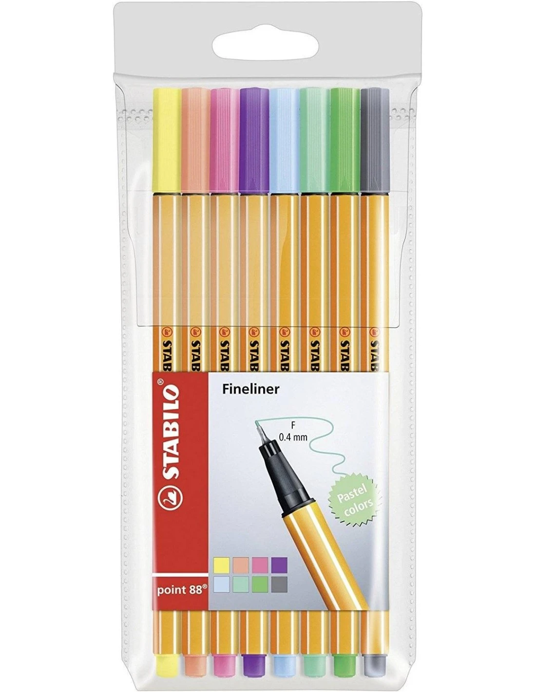 STABILO POINT 88 - Etui De 8 Stylos Pastel Pointe Fine 3 STABILO POINT 88 - Etui De 8 Stylos Pastel Pointe Fine