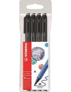 STABILO POINTMAX Noir Pack De 4
