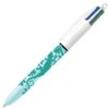 Stylo 4 Couleurs Bic Salamandre Turquoise -Scolaires Fournitures Magasin stylo 4 couleurs bic velours salamandre