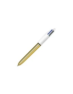 Stylo BIC 4 Couleurs Shine Gold