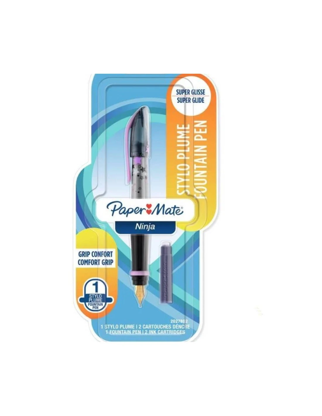 Stylo Plume Paper Mate Ninja The City + 2 Cartouches 4 Stylo Plume Paper Mate Ninja The City + 2 Cartouches – Image 2
