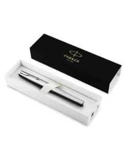 Parker® Stylo Plume Parker Urban Metro Gris Argent Metallic -Scolaires Fournitures Magasin stylo plume parker urban metro en argent metallic 6