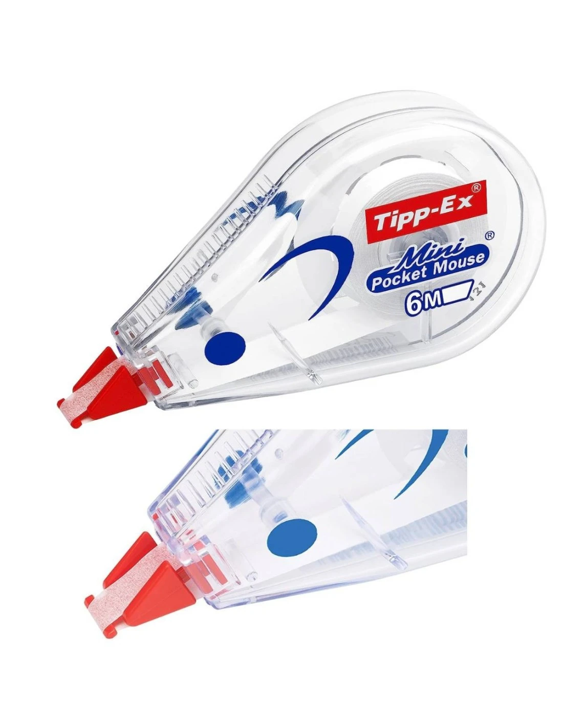 Tipp-Ex Mini Pocket Mouse Rubans Correcteurs - 6 M X 5 Mm, Lot De 2 Blisters De 3 – Image 4
