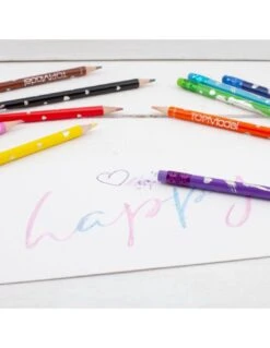 TOPModel Crayons De Couleur Gommables 10 TOPModel Crayons De Couleur Gommables -Scolaires Fournitures Magasin topmodel crayons de couleur gommables 3