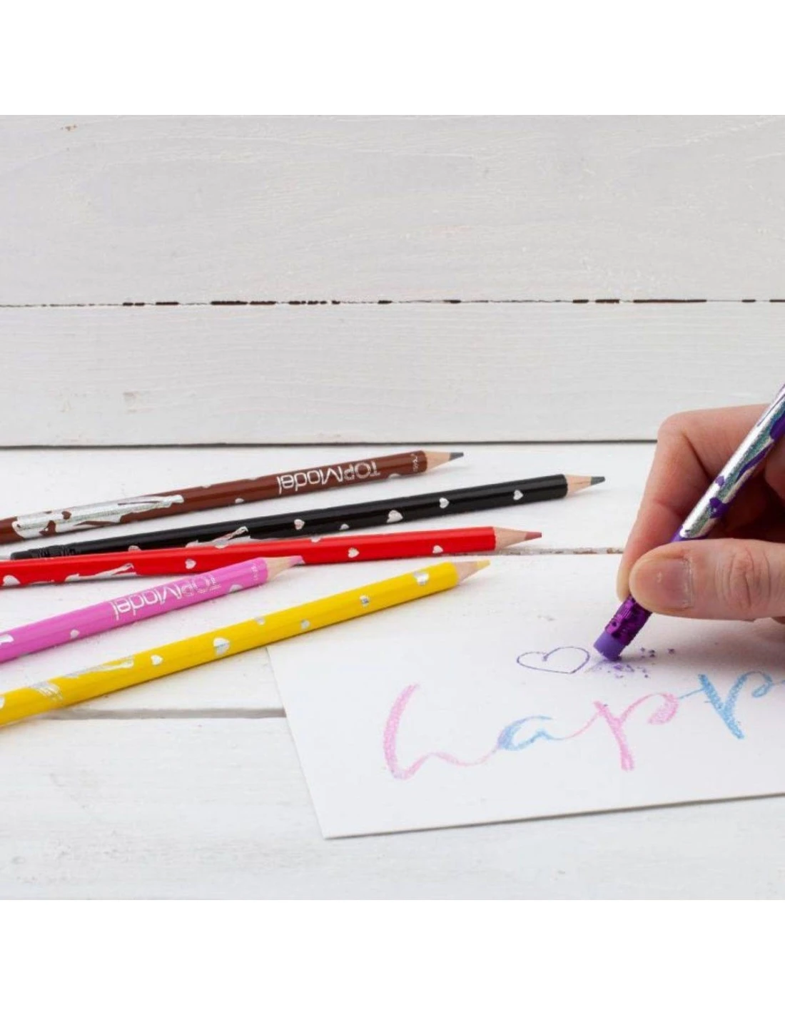 TOPModel Crayons De Couleur Gommables 7 TOPModel Crayons De Couleur Gommables – Image 5