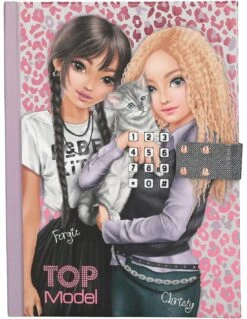 TOPModel Journal Intime Secret Avec Son REBEL KITTY