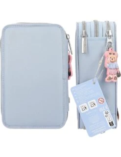 TOPModel Trousse 3 Compartiments Avec Application TEAM TEDDY -Scolaires Fournitures Magasin topmodel trousse 3 compartiments avec application team teddy 2