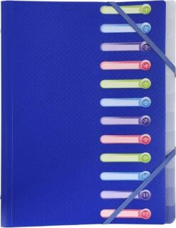 Trieur 12 Compartiments Exacompta Opak -Scolaires Fournitures Magasin trieur exacompta 12 compartiments opak 3