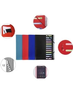 Trieur 12 Compartiments Exacompta Opak -Scolaires Fournitures Magasin trieur exacompta 12 compartiments opak 8