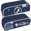 Trousse Double Compartiment Cheval -Scolaires Fournitures Magasin trousse double compartiment cheval
