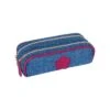 Trousse Kickers Girl Jean Double Compartiments -Scolaires Fournitures Magasin trousse kickers girl double compartiments