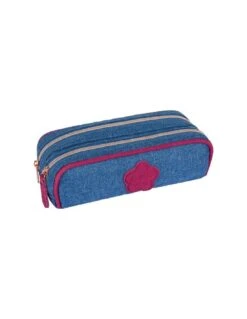 Trousse Kickers Girl Jean Double Compartiments