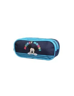 Trousse Mickey Mouse 2 Compartiments Bleu