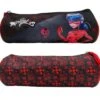Trousse Ronde Miraculous Ladybug Et Tikki Noir -Scolaires Fournitures Magasin trousse ronde miraculous ladybug et tikki noir